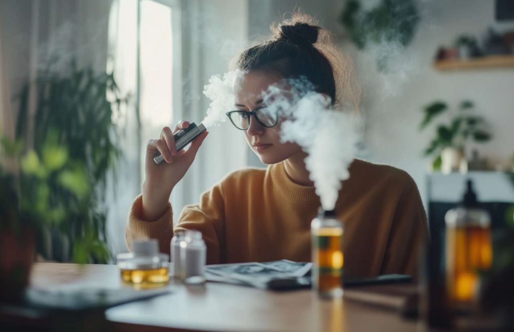 Dosage imprécis du liquide CBD pour cigarette électronique